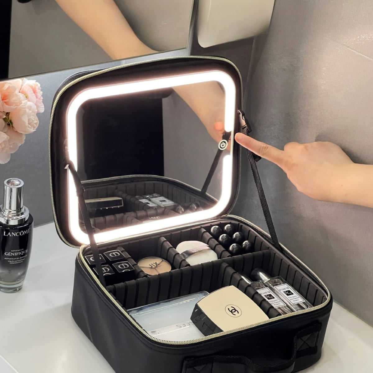 Cosmetiquero con Luz - ¡Dale luz a tu día a día!