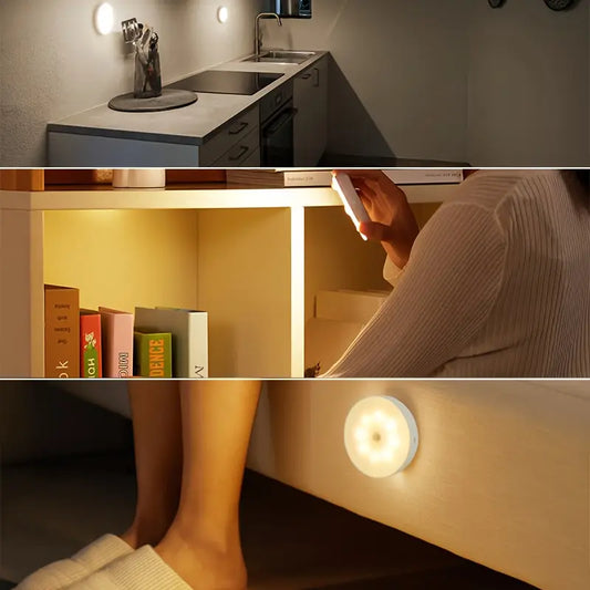 LUZ LED SENSOR DE MOVIMIENTO PACK POR 3 - ¡Dale luz a tu vida!