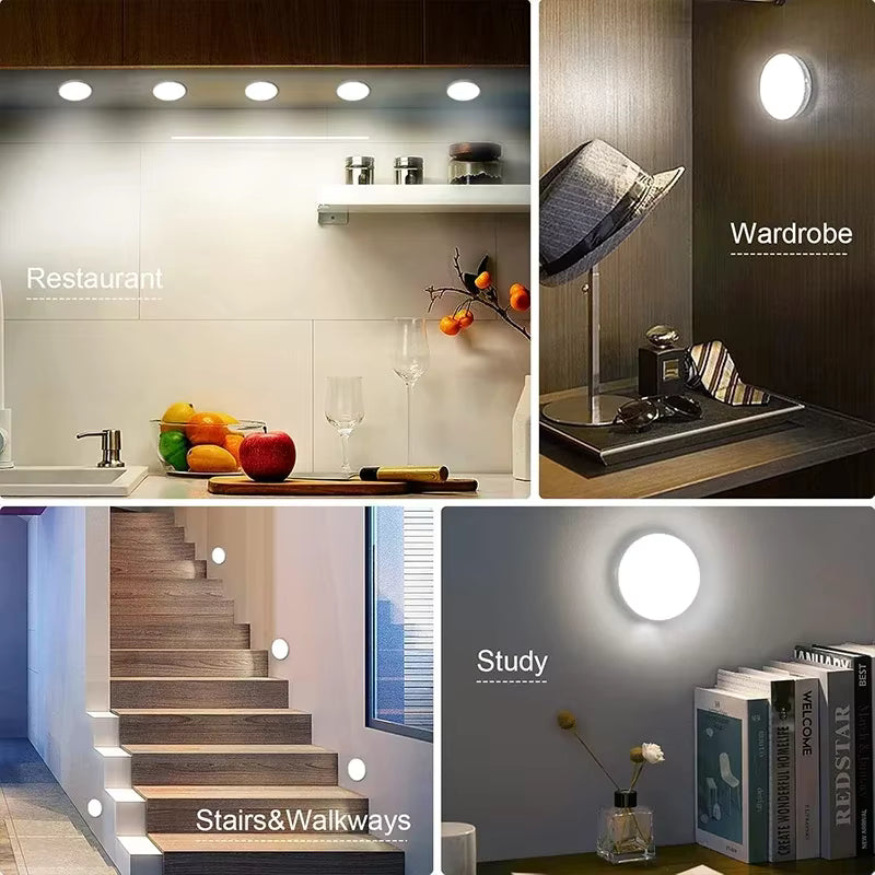 LUZ LED SENSOR DE MOVIMIENTO PACK POR 3 - ¡Dale luz a tu vida!